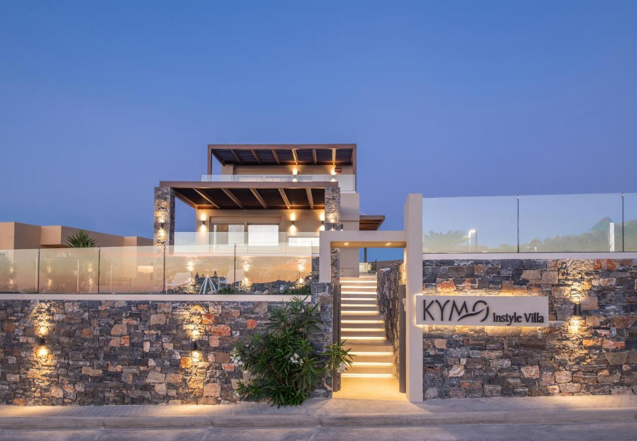 Kymo Instyle Villa - Sea View Private Pool Jacuzzi Kokkini Hani Экстерьер фото